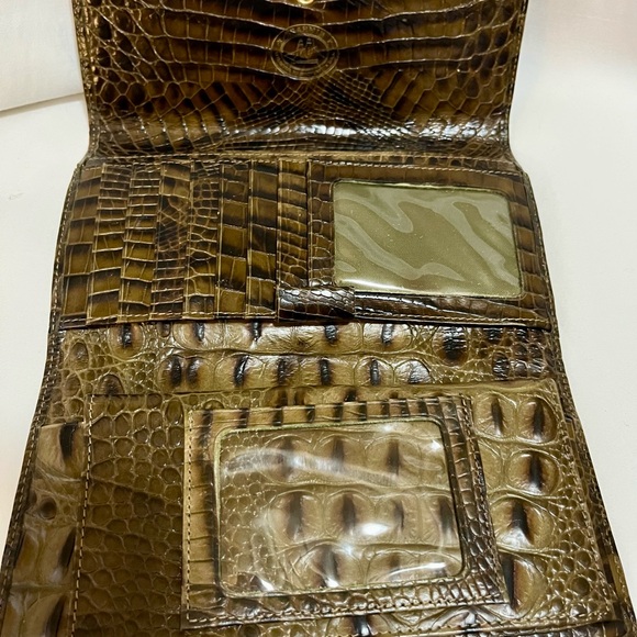 Brahmin Olive Crocodile Embossed Wallet Set - Picture 6 of 15
